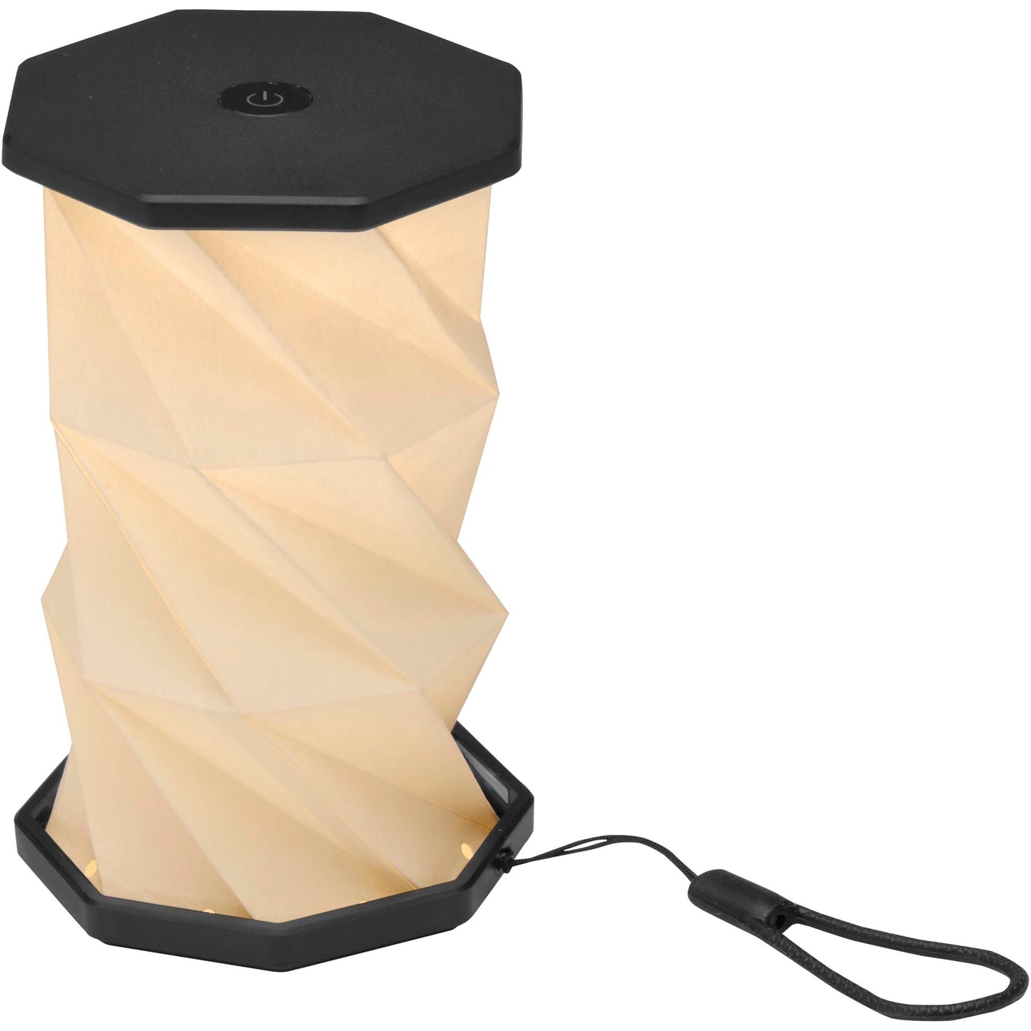 Celestia hopfällbar bordslampa i återvunnen plast