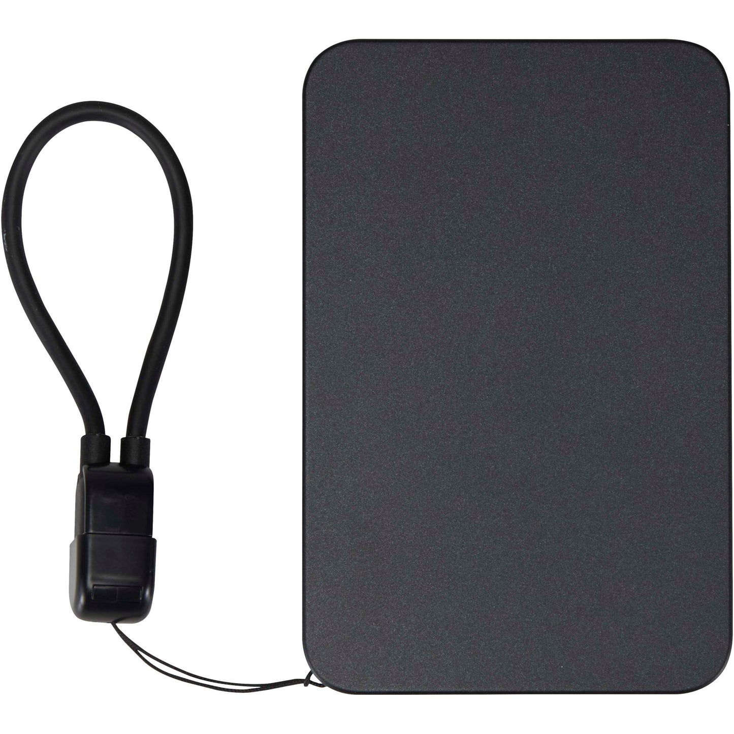SMART 5000 mAh magnetisk powerbank av återvunnen plast med nyckelband