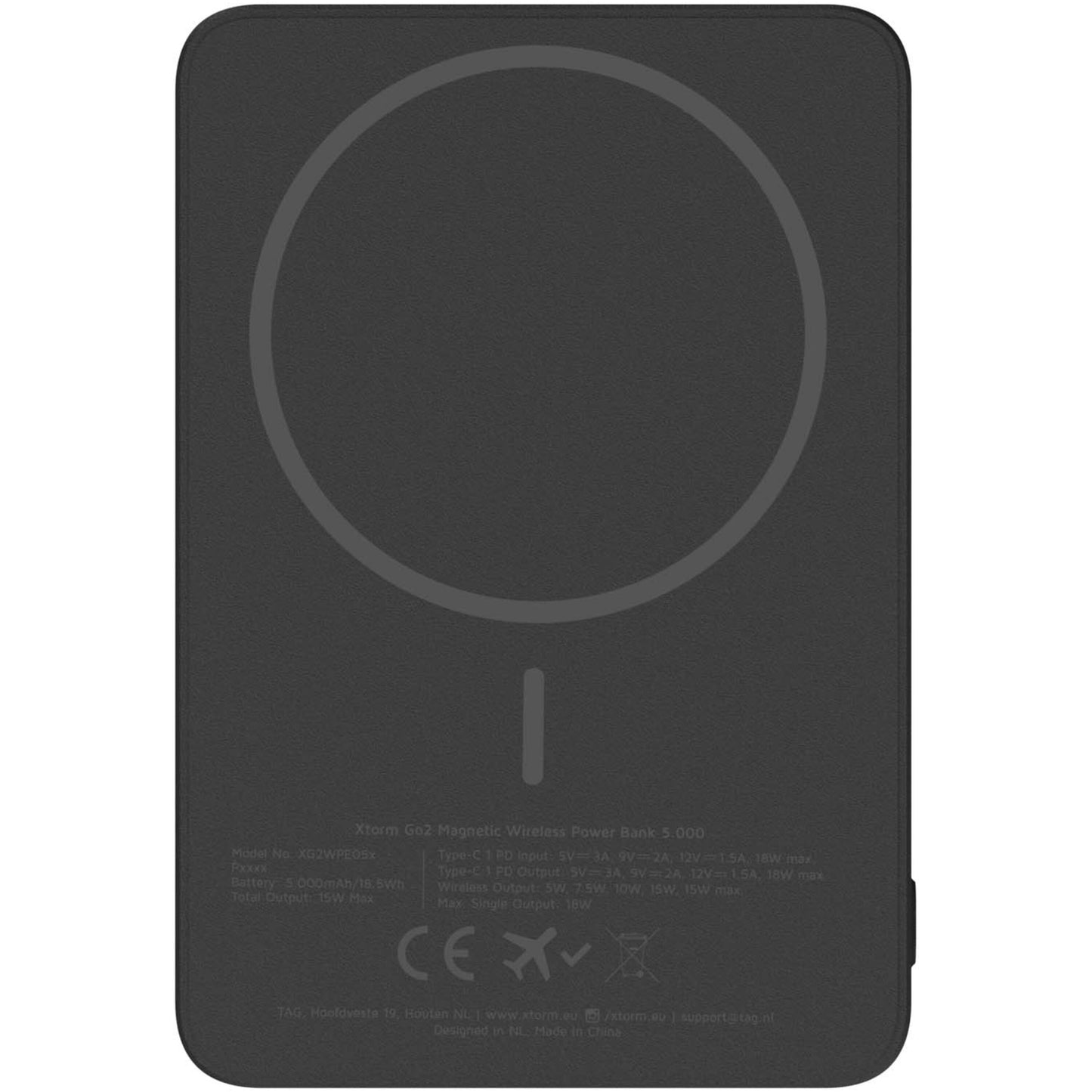 Xtorm Go2 trådlös powerbank på 15 W, 5 000 mAh