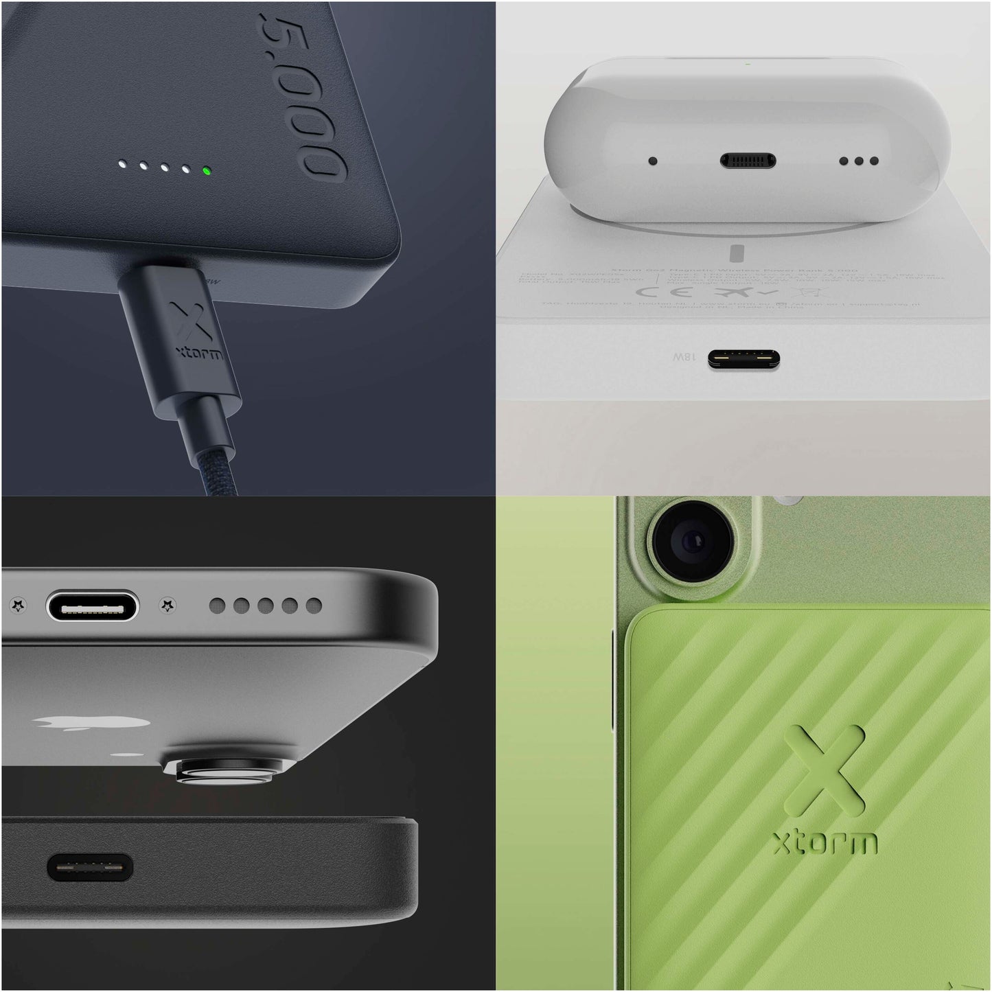 Xtorm Go2 trådlös powerbank på 15 W, 5 000 mAh