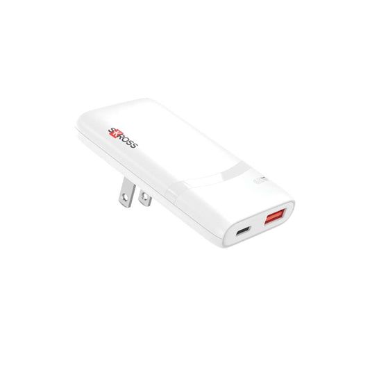 SKROSS® Klip Slim 65W laddare med flera uttag