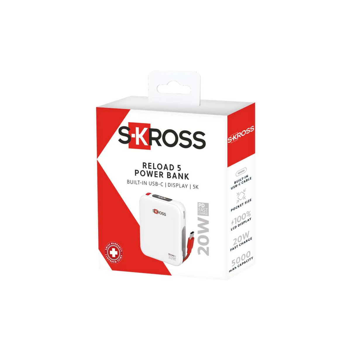 SKROSS® Reload 5000mAh powerbank