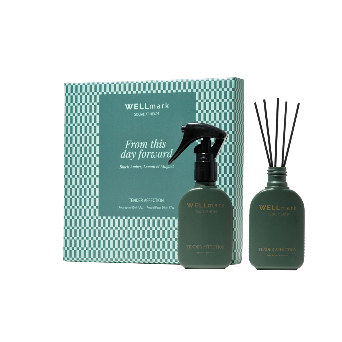 Wellmark Tender Affection 50 ml rumsspray och 50 ml doftspridare