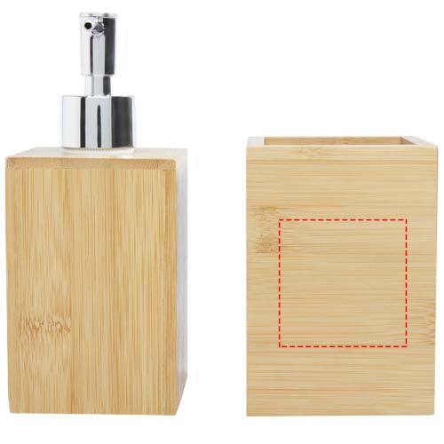 Hedon tre-delat badrumsset i bambu