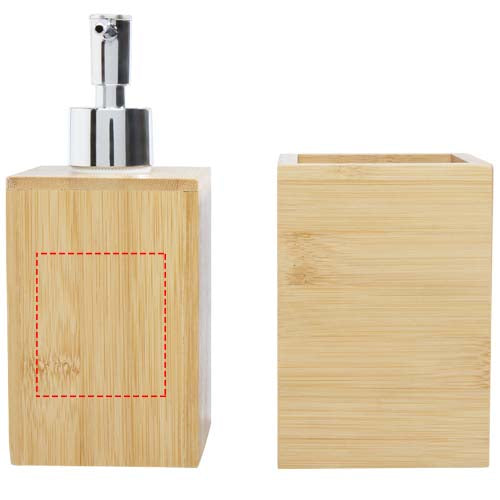 Hedon tre-delat badrumsset i bambu