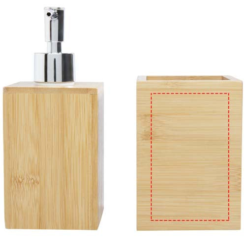 Hedon tre-delat badrumsset i bambu