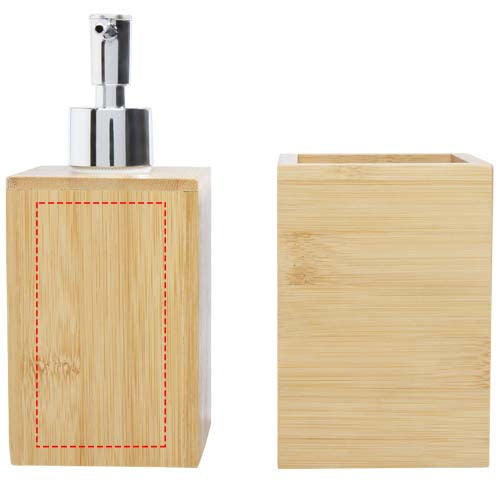 Hedon tre-delat badrumsset i bambu