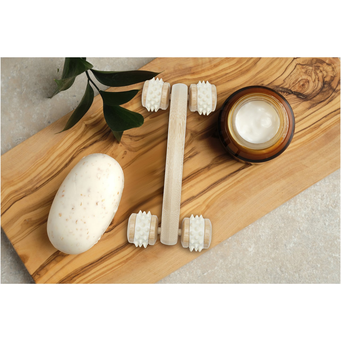 Volu massageapparat av bambu
