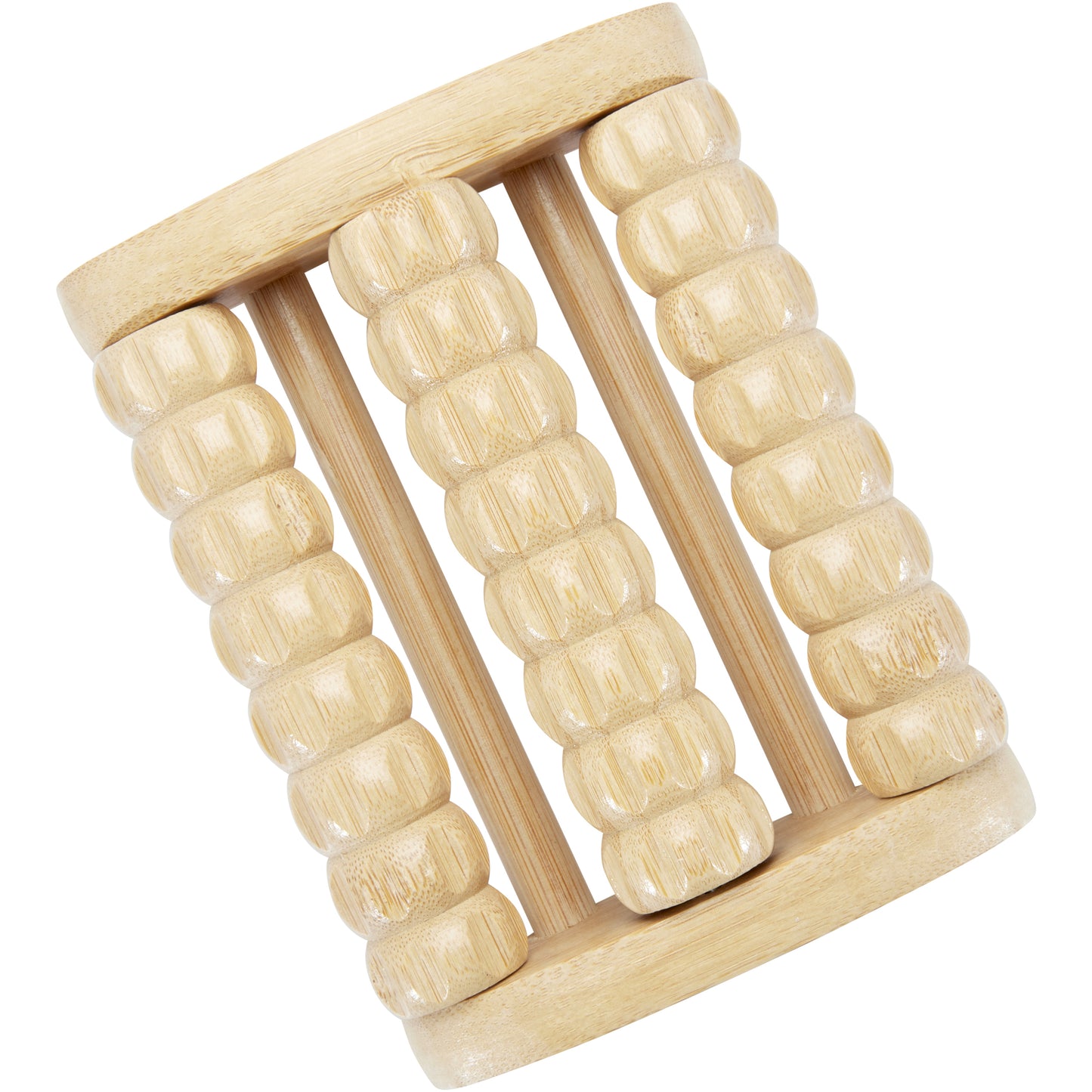 Venis fotmassageapparat av bambu