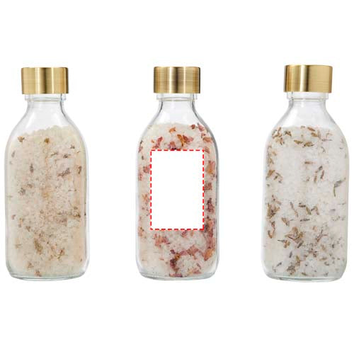 Wellmark Just Relax 3-delad presentförpackning med badsalt, 200 ml