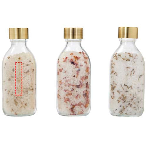 Wellmark Just Relax 3-delad presentförpackning med badsalt, 200 ml