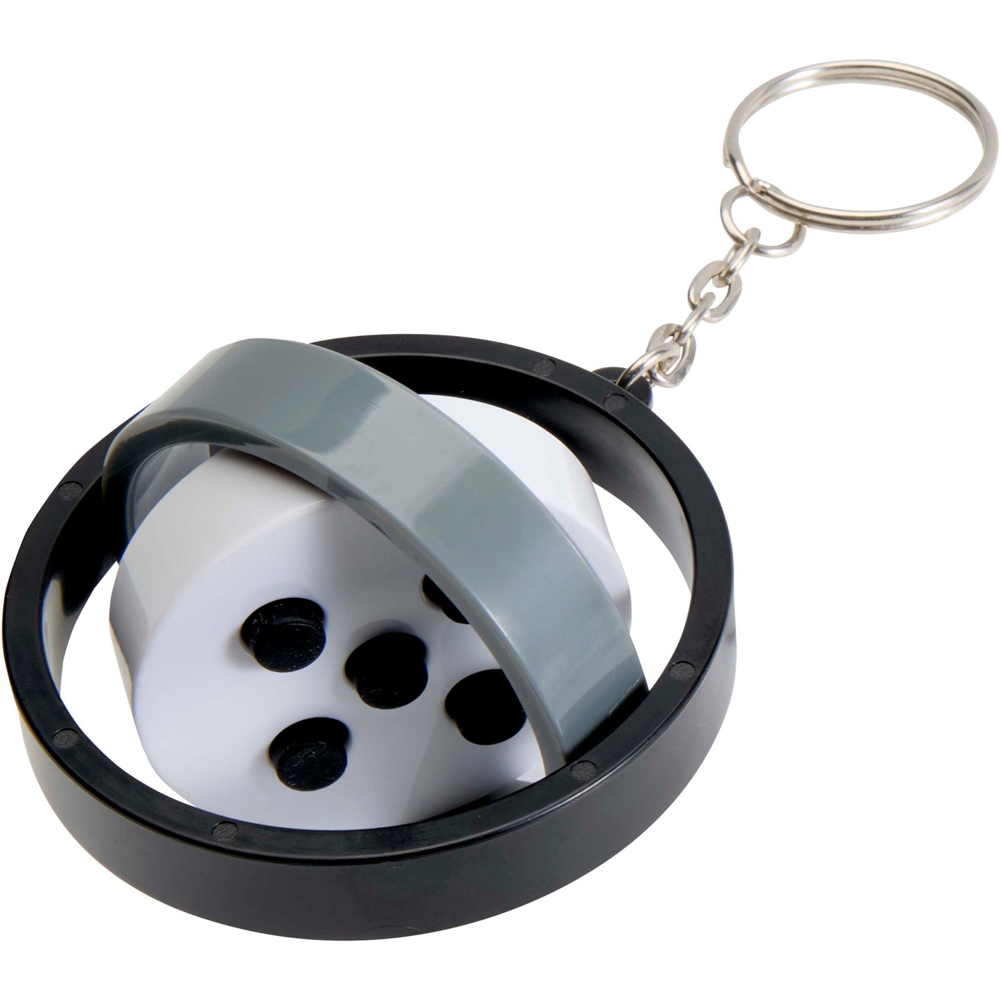 Spinx nyckelring med gyroskopisk fidget av återvunnen plast