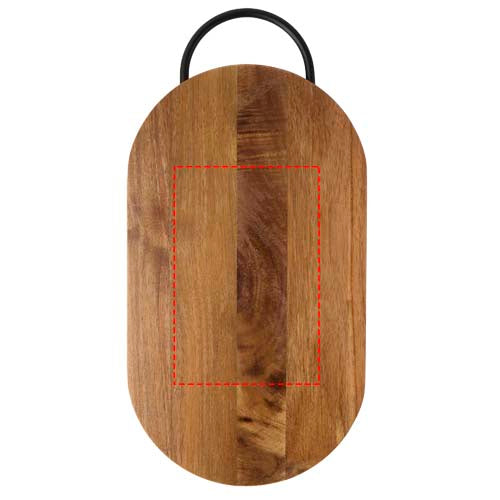 Julienne skärbräda med handtag, av akaciaträ