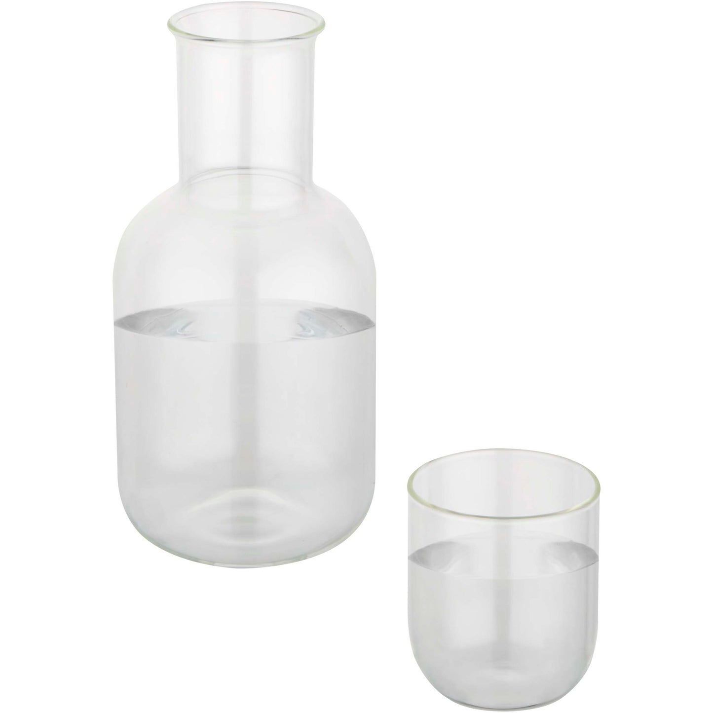 Amelie set med glaskaraff och kopp med matt finish