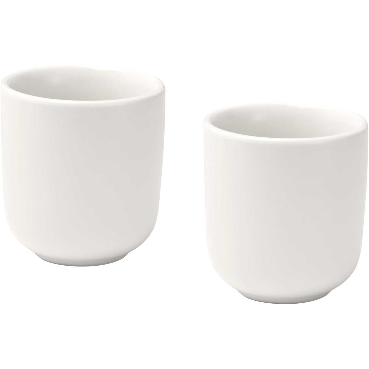 Male 90 ml espressokoppar av keramik – set om två med matt finish