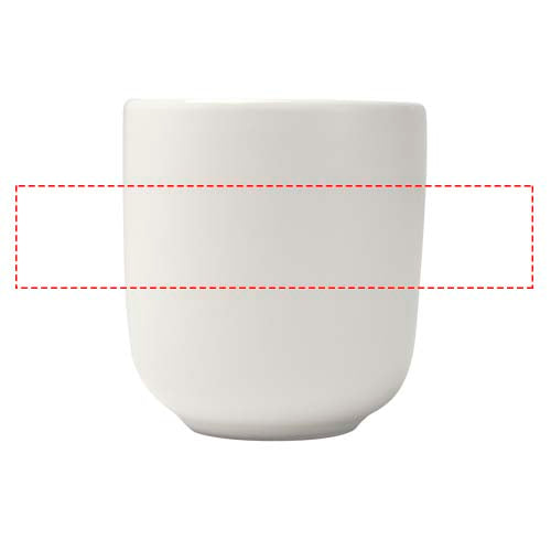 Male 90 ml espressokoppar av keramik – set om två med matt finish
