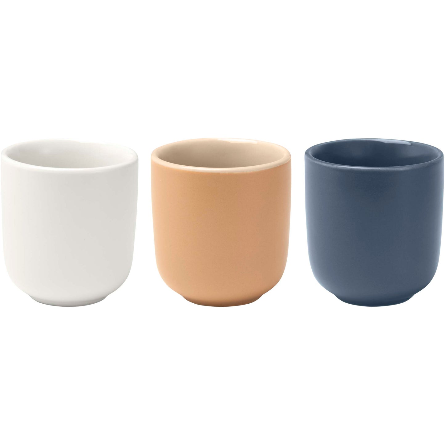 Male 90 ml espressokoppar av keramik – set om två med matt finish