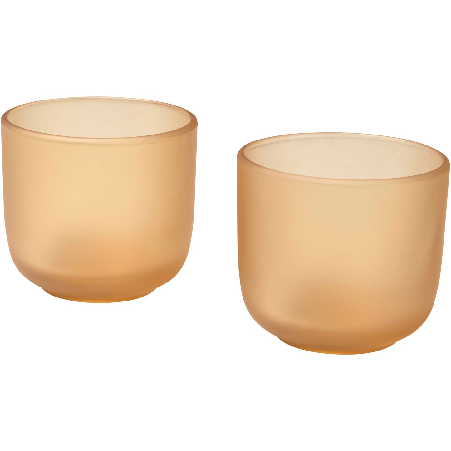 Male 200 ml glasmuggar – set om två med matt finish