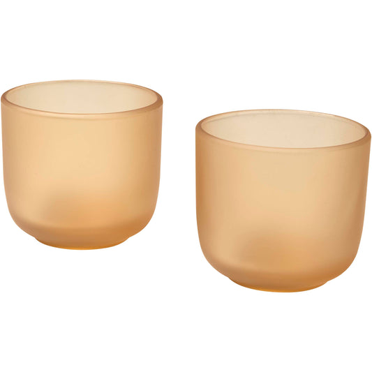 Male 200 ml glasmuggar – set om två med matt finish