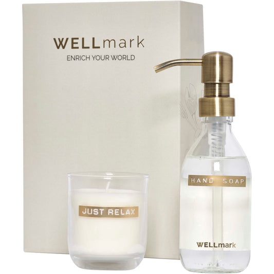Wellmark Discovery 250 ml dispenser för handtvål och 150 g doftljus