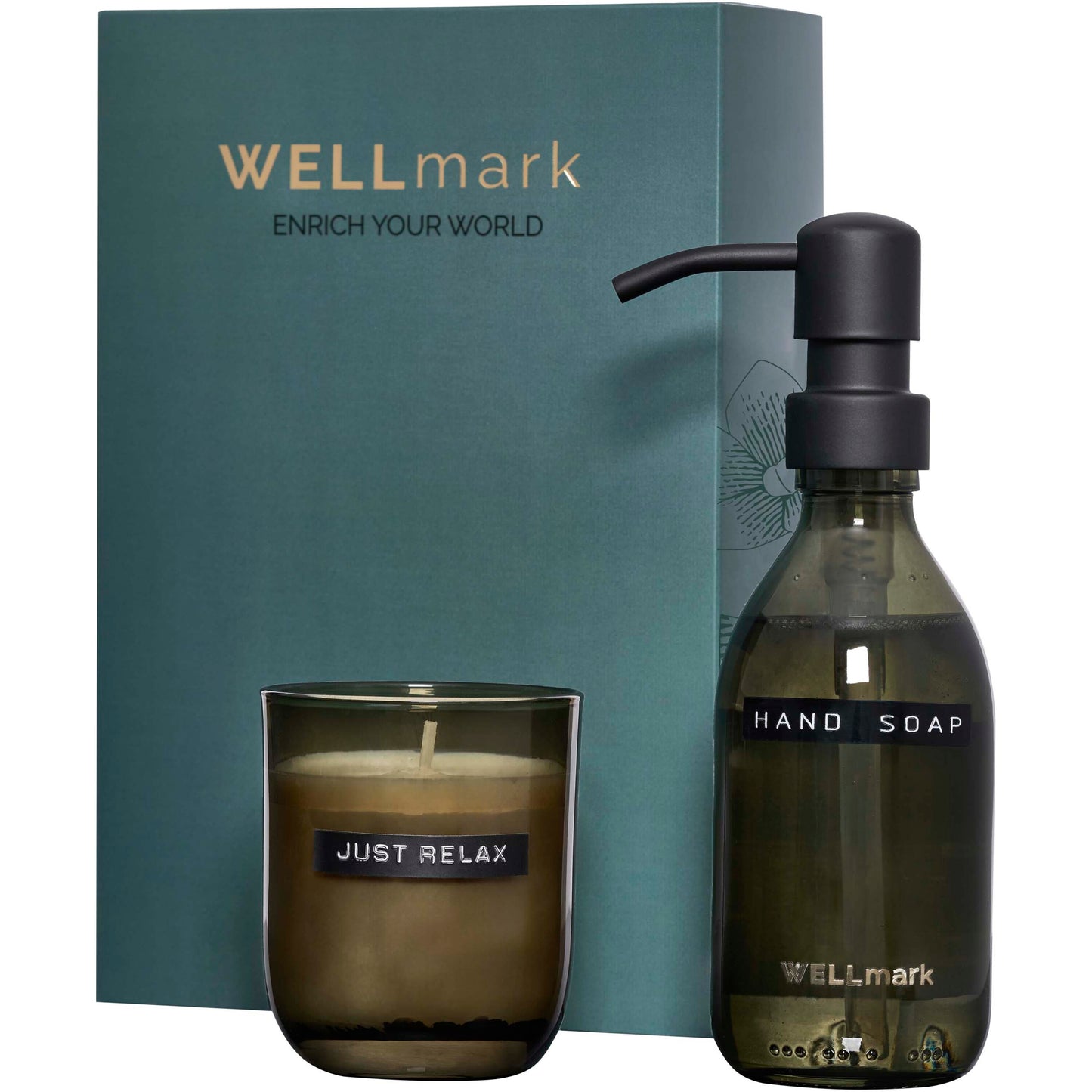 Wellmark Discovery 250 ml dispenser för handtvål och 150 g doftljus