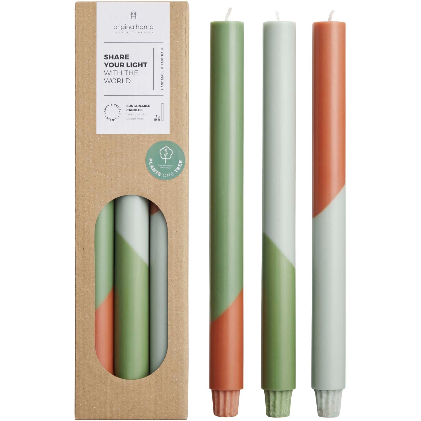 Originalhome Eden diagonala ljus – set om 3