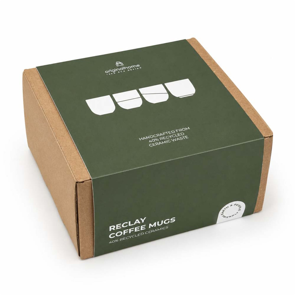 Originalhome Reclay 150 ml kaffemuggsset