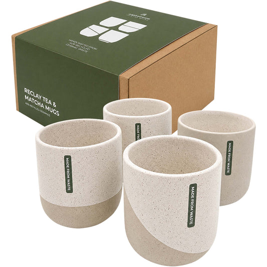Originalhome Reclay 350 ml set med muggar för te och matcha