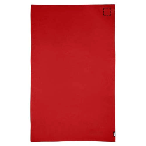 Pieter ultralättviktig och snabbtorkande handduk i återvunnen PET 130 x 80 cm