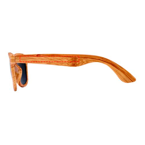 Mira solglasögon med design i trälook