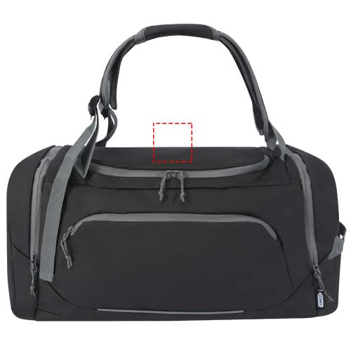 Aqua vattentålig duffelryggsäck av återvunna GRS-material, 35 l