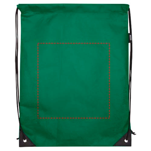 Evergreen gympapåse i Non Woven av GRS-återvunnet material, 5L