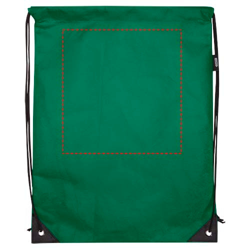 Evergreen gympapåse i Non Woven av GRS-återvunnet material, 5L