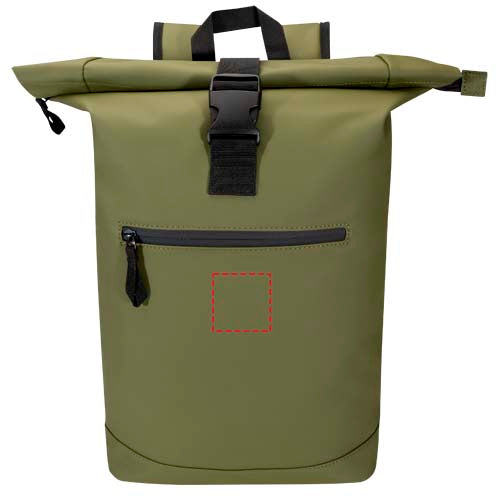 Resi Plus 15" ryggsäck med rulltopp av GRS-återvunnet material, 18 l