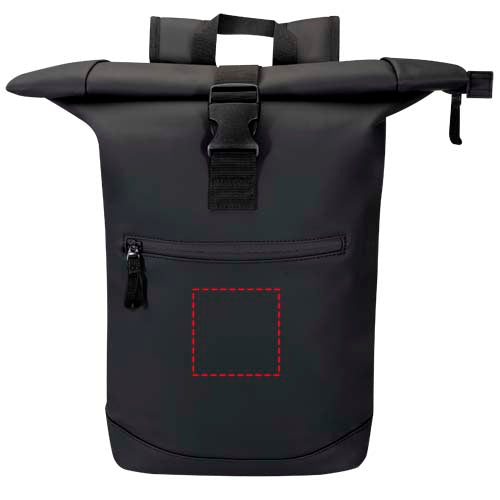 Resi Plus 15" ryggsäck med rulltopp av GRS-återvunnet material, 18 l