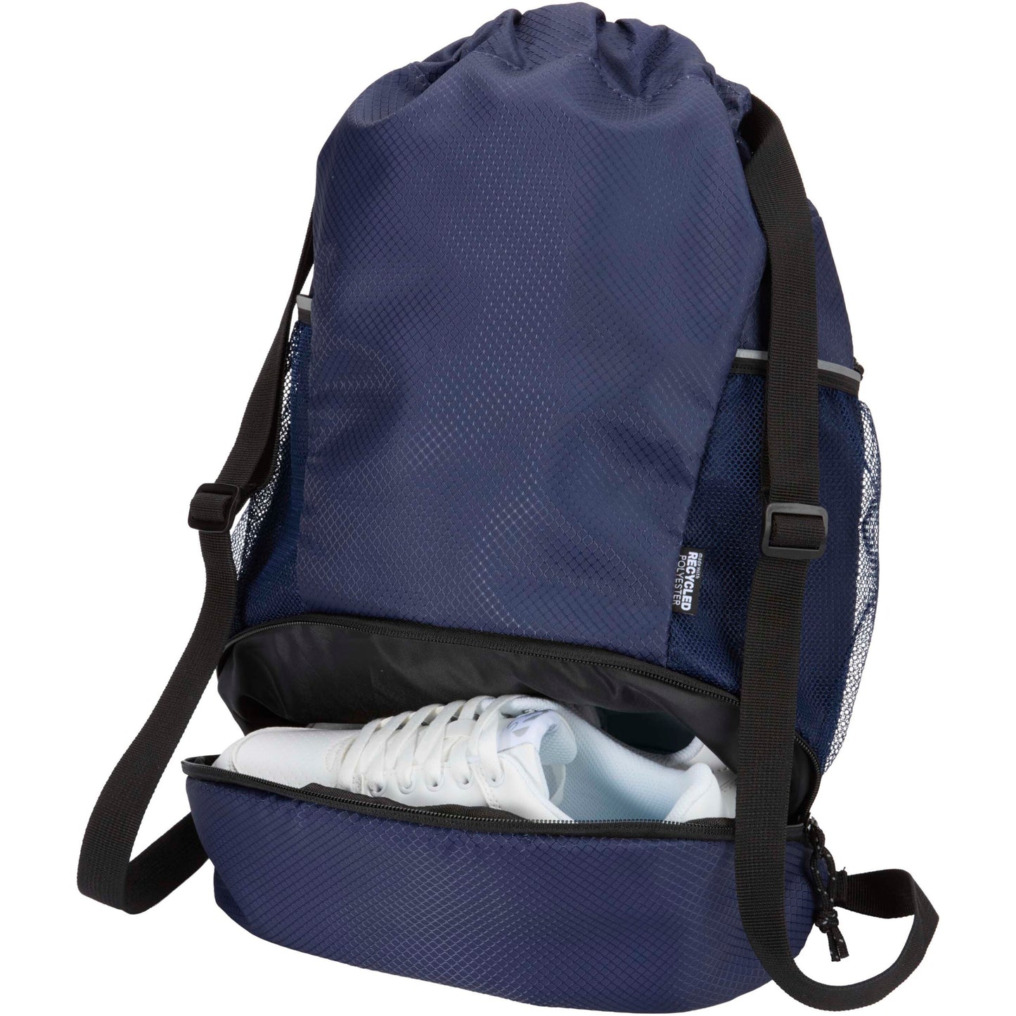 Nomad sportväska med dragsko och bottenfack av GRS-återvunnet material 18 l