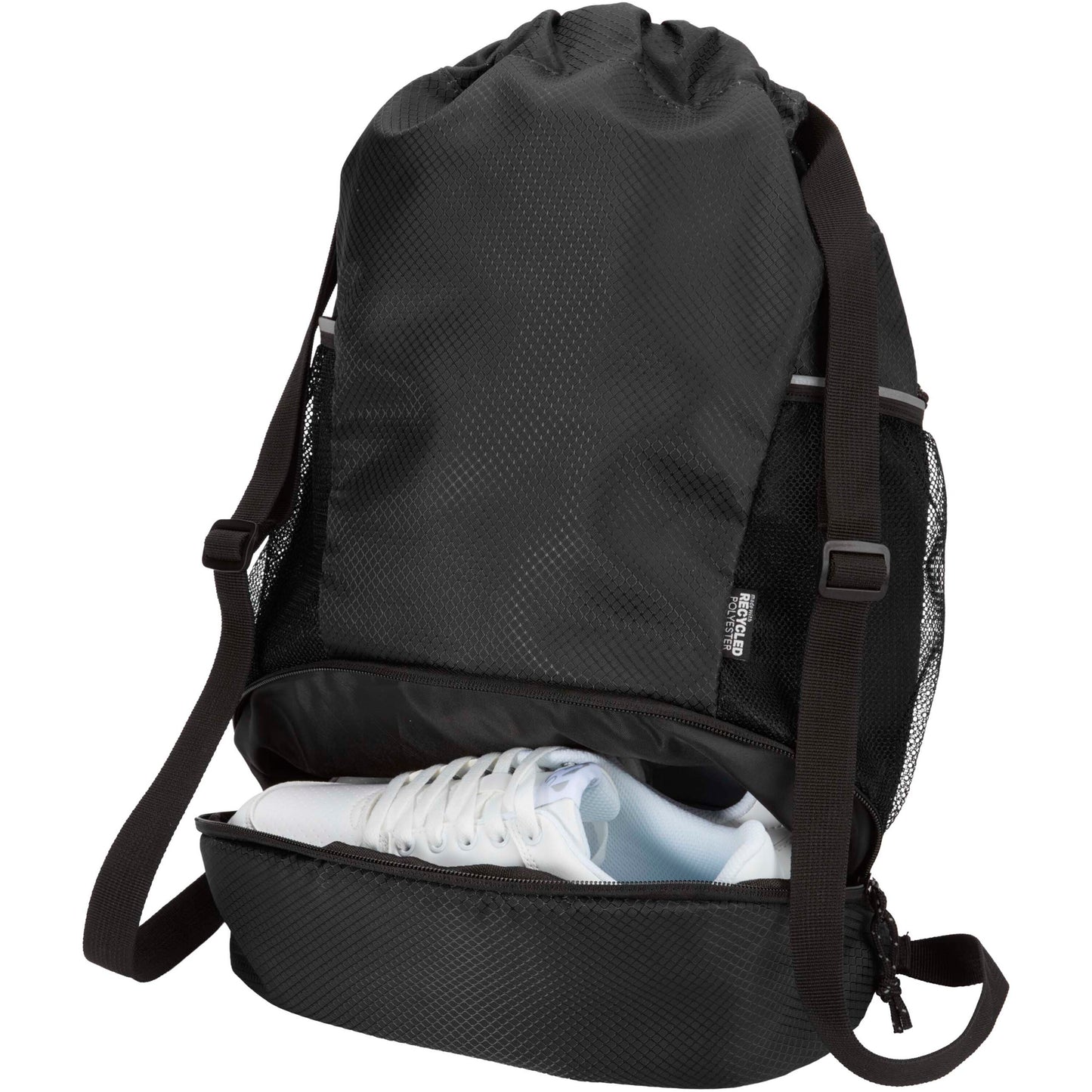 Nomad sportväska med dragsko och bottenfack av GRS-återvunnet material 18 l