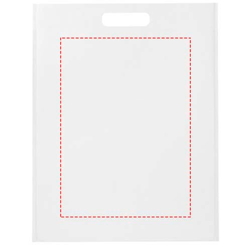 EcoSeal tygväska med stansade handtag av GRS-återvunnen non-woven, 5 l
