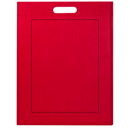 EcoSeal tygväska med stansade handtag av GRS-återvunnen non-woven, 5 l