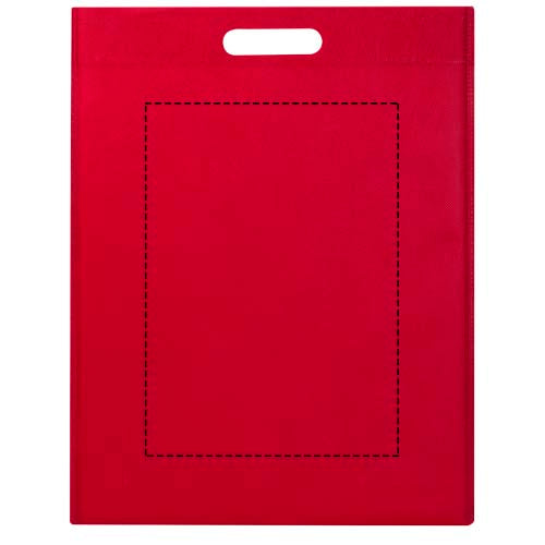 EcoSeal tygväska med stansade handtag av GRS-återvunnen non-woven, 5 l