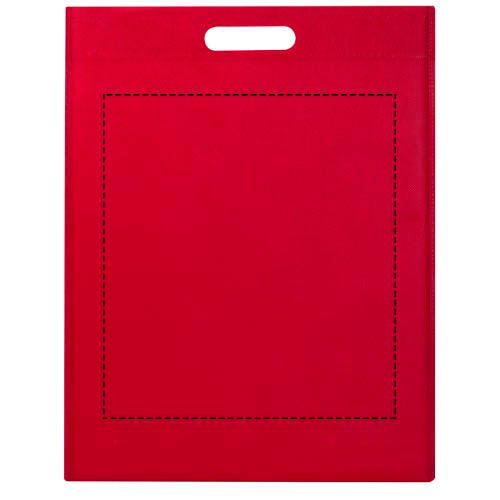 EcoSeal tygväska med stansade handtag av GRS-återvunnen non-woven, 5 l
