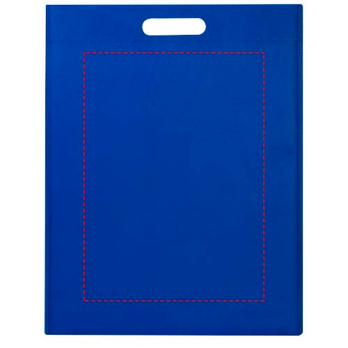 EcoSeal tygväska med stansade handtag av GRS-återvunnen non-woven, 5 l