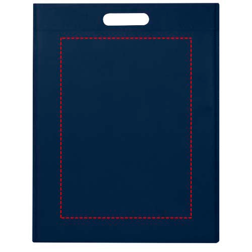 EcoSeal tygväska med stansade handtag av GRS-återvunnen non-woven, 5 l