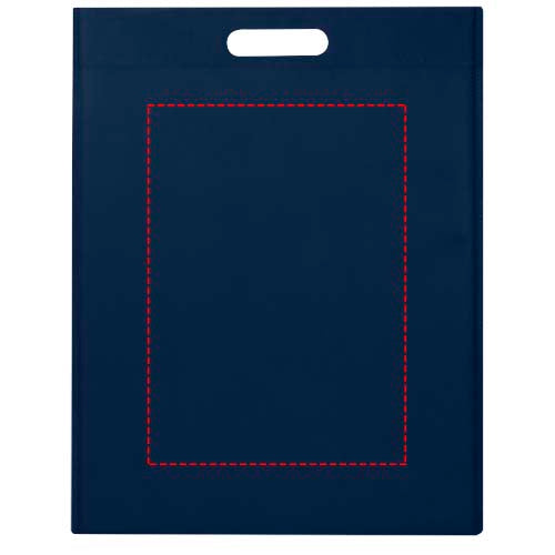 EcoSeal tygväska med stansade handtag av GRS-återvunnen non-woven, 5 l