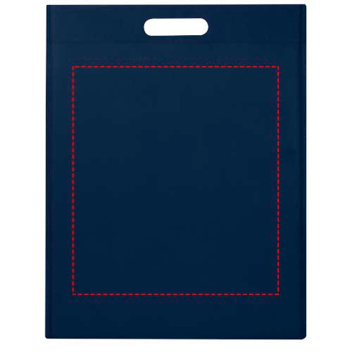 EcoSeal tygväska med stansade handtag av GRS-återvunnen non-woven, 5 l