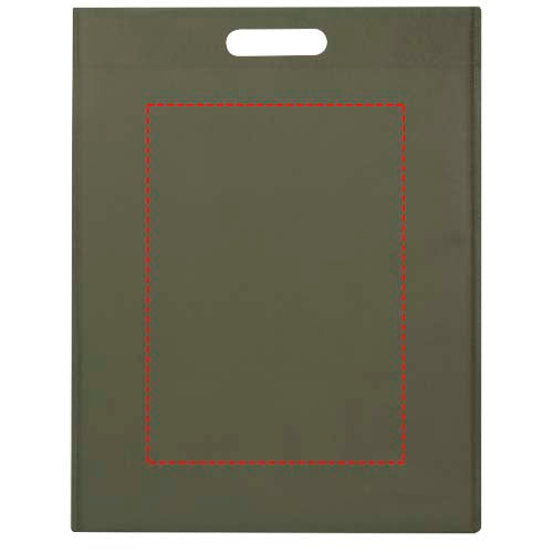 EcoSeal tygväska med stansade handtag av GRS-återvunnen non-woven, 5 l