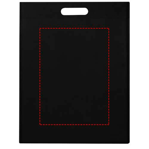 EcoSeal tygväska med stansade handtag av GRS-återvunnen non-woven, 5 l