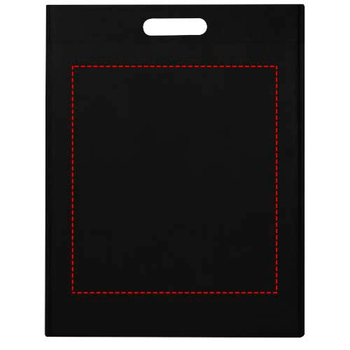 EcoSeal tygväska med stansade handtag av GRS-återvunnen non-woven, 5 l
