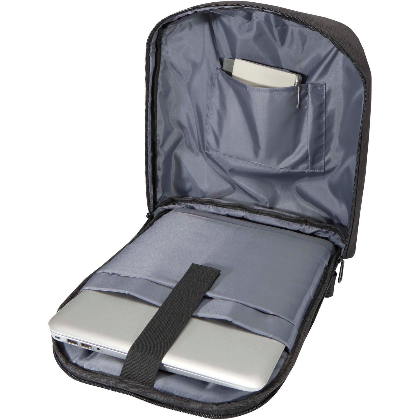 Luma stöldsäker 15 tums laptopväska av återvunna GRS-material, 10 l