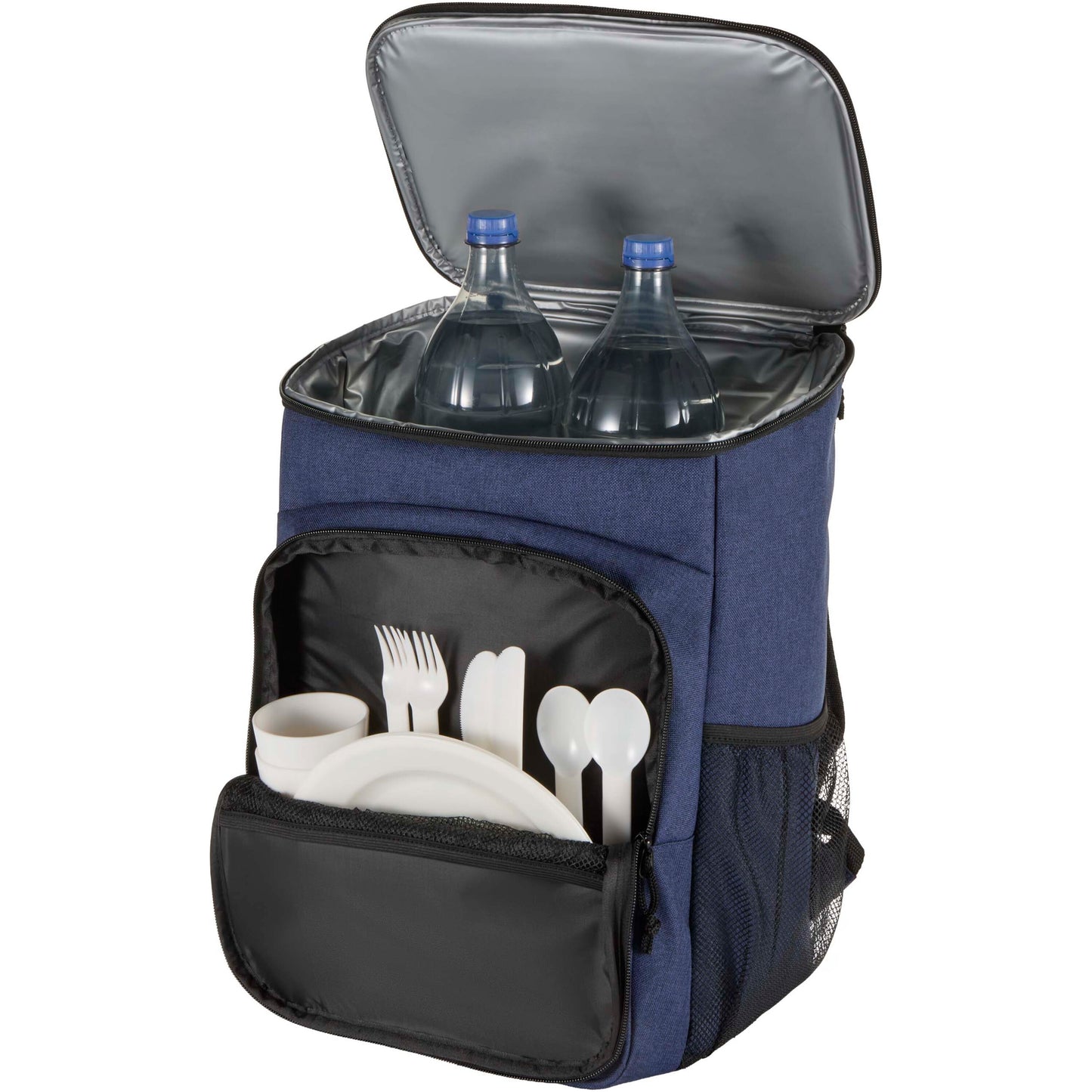 Tundra picknick kylryggsäck av återvunnen GRS med serveringsset, 20 l